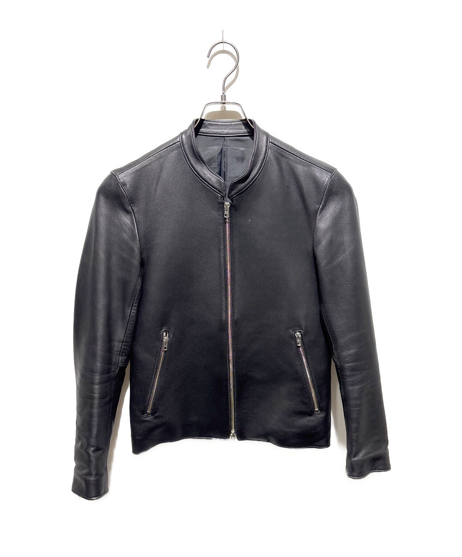 中古・古着通販】LIDnM (リドム) ラムレザーシングルライダース 