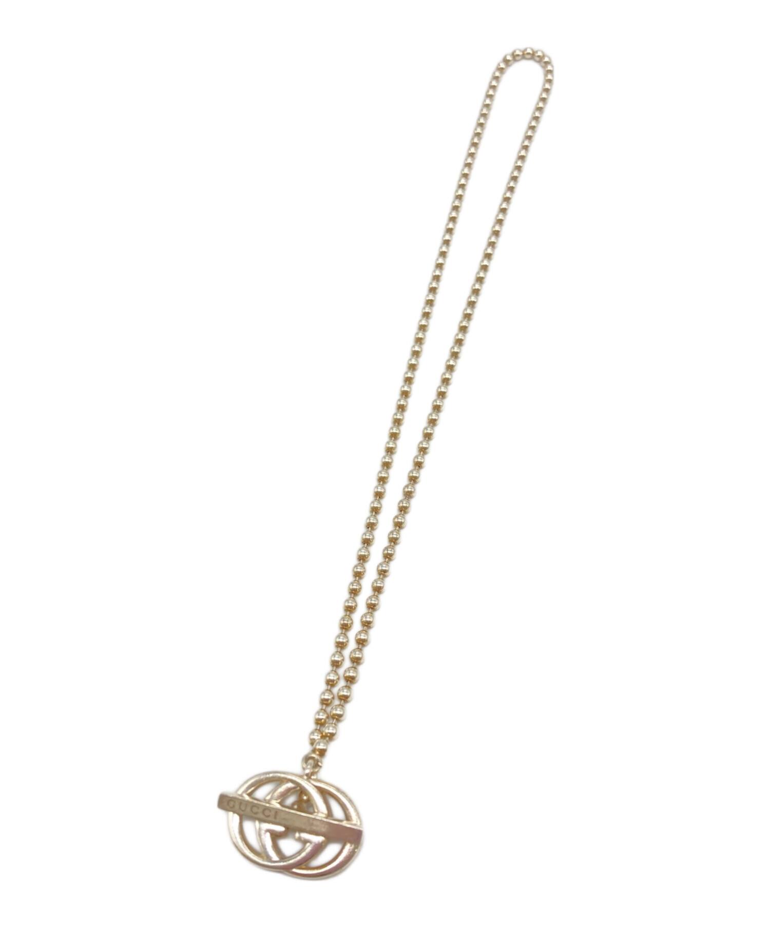 中古・古着通販】GUCCI (グッチ) インターロッキングG ボールチェーン