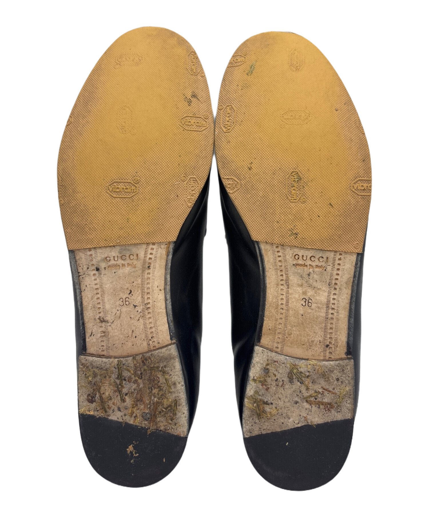 中古・古着通販】GUCCI (グッチ) ビットローファー ブラック サイズ:36