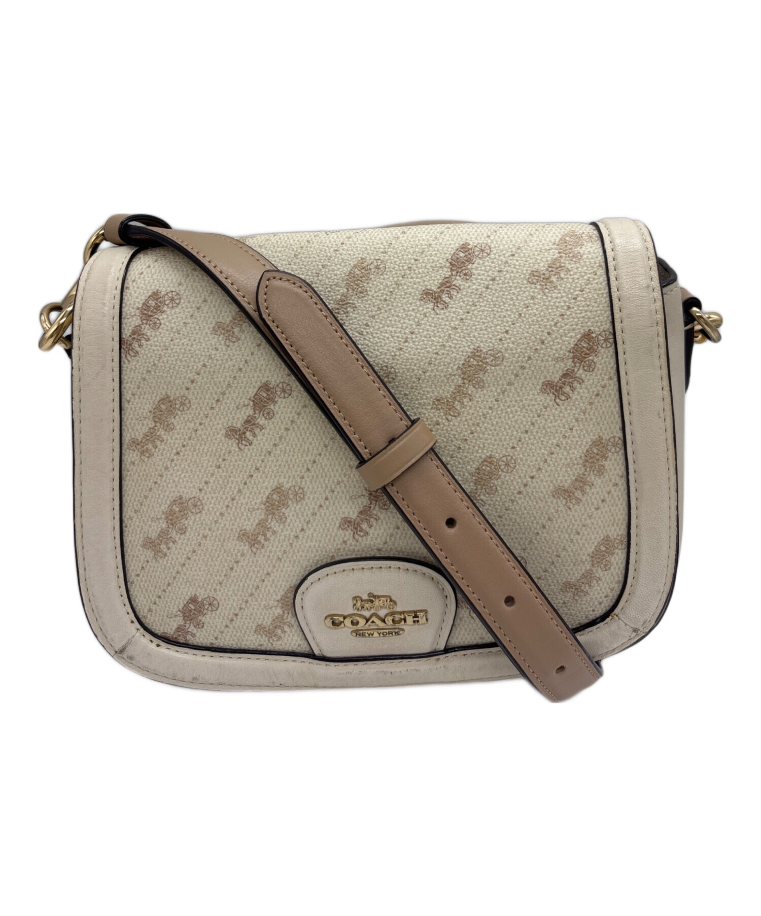 COACH ショルダーバッグ ホースアンドキャリッジ 中古・古着通販】COACH (コーチ) ホース アンド キャリッジ ショルダー