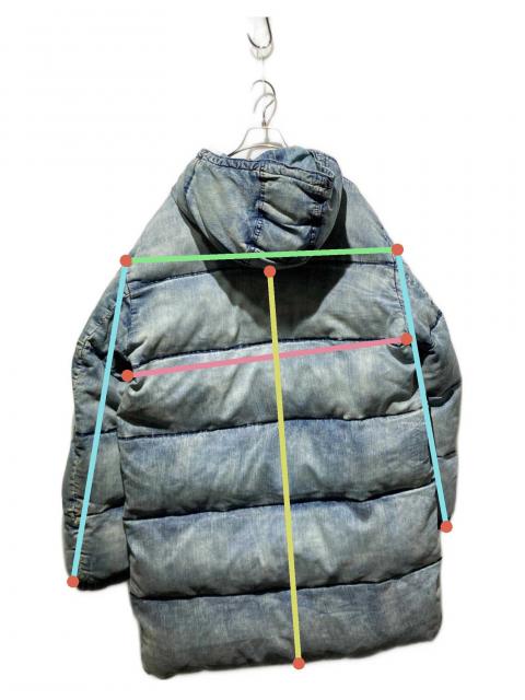 中古・古着通販】DIESEL (ディーゼル) W-MONS LONG JACKET インディゴ