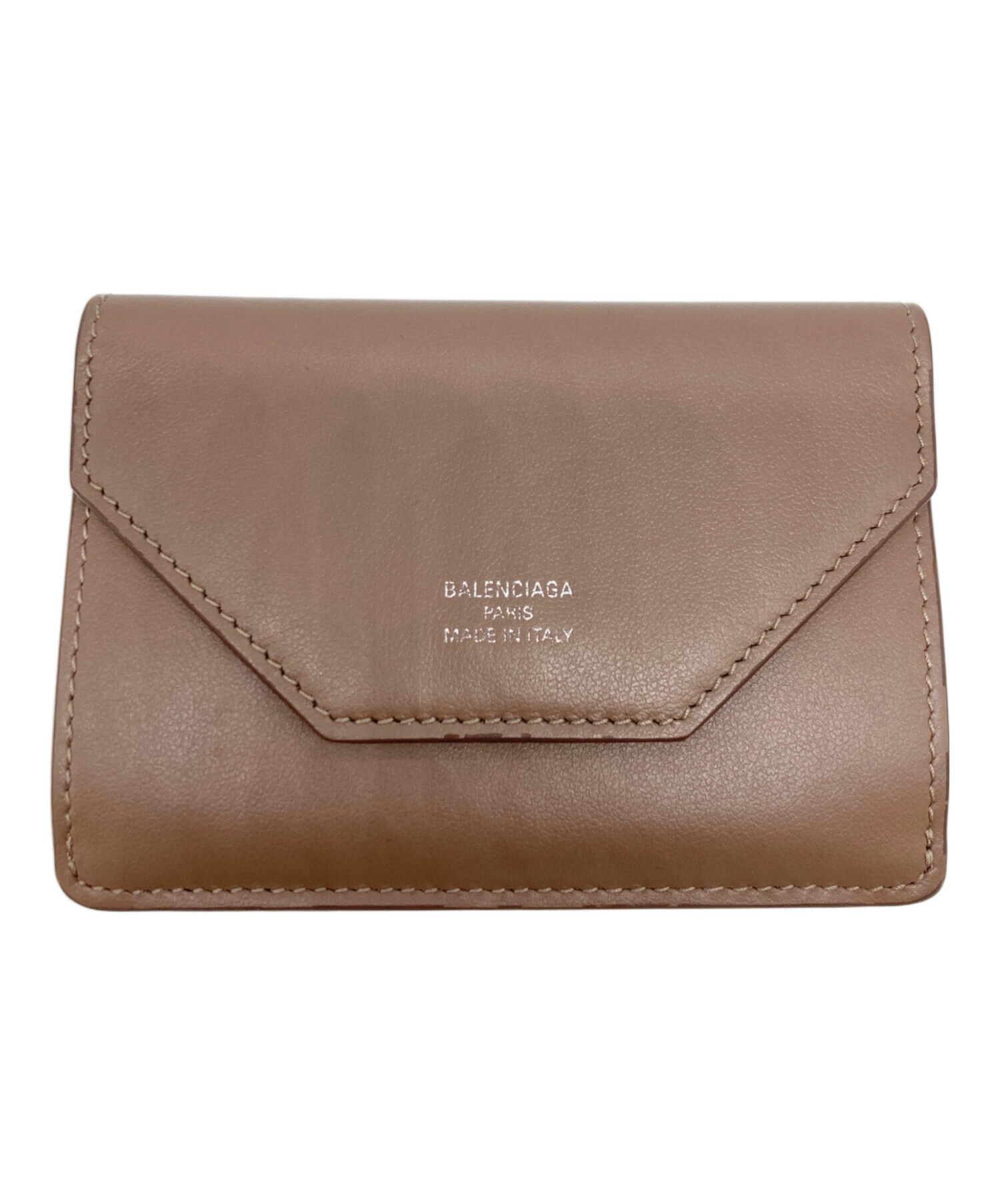 中古・古着通販】BALENCIAGA (バレンシアガ) 3つ折り財布 ブラウン