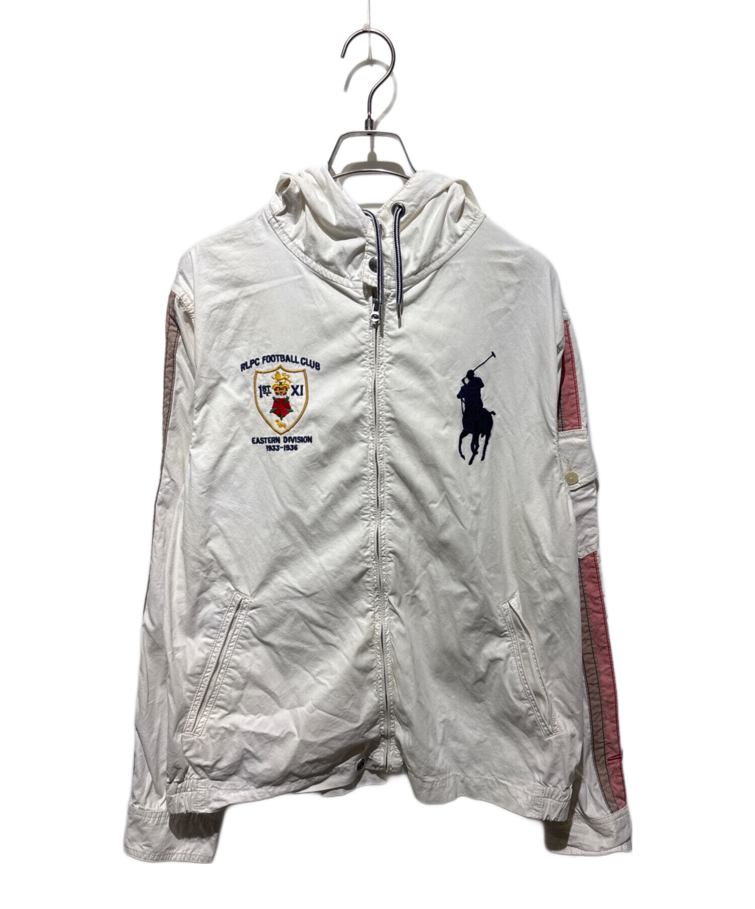 Polo by Ralph Lauren フード付ジャケット ホワイト XL 中古・古着通販】POLO RALPH LAUREN (ポロ・ラルフローレン