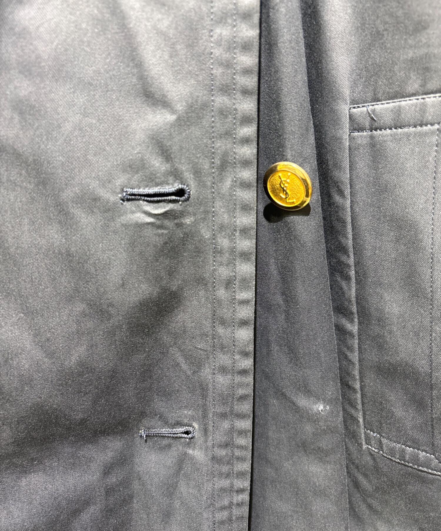 中古・古着通販】Yves Saint Laurent (イヴサンローラン) 金釦ライナー