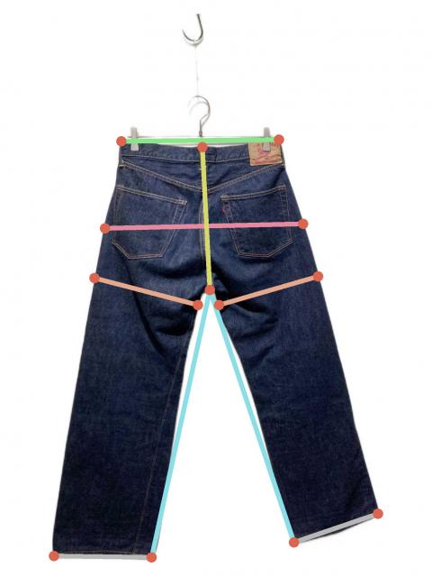 中古・古着通販】TCB JEANS (ティーシービー ジーンズ) ボタンフライ