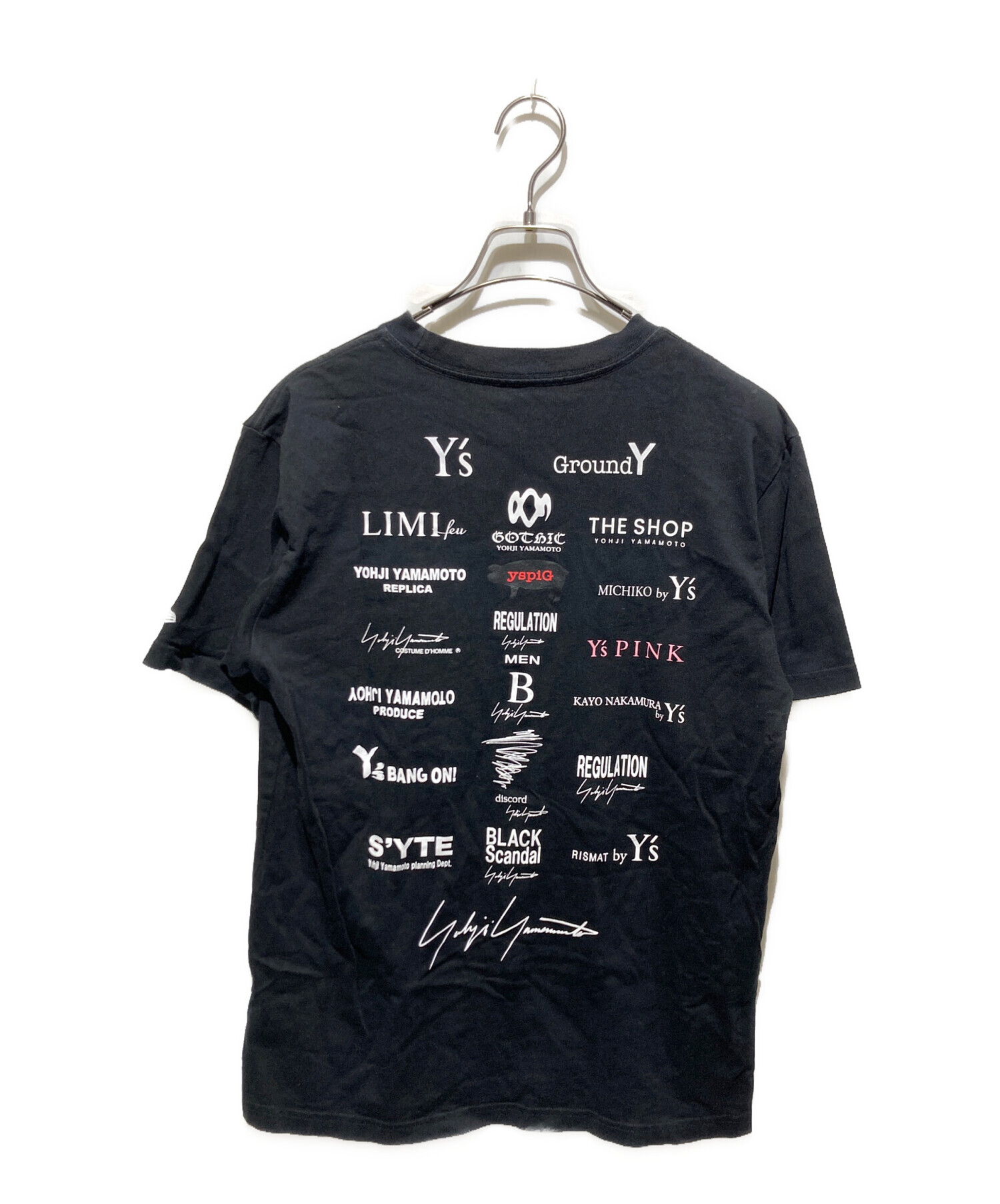 【美品】ヨウジヤマモト ニューエラ★センター刺繍ロゴ コラボTシャツ 入手困難 中古・古着通販】New Era (ニューエラ) YOHJI YAMAMOTO (ヨウジ