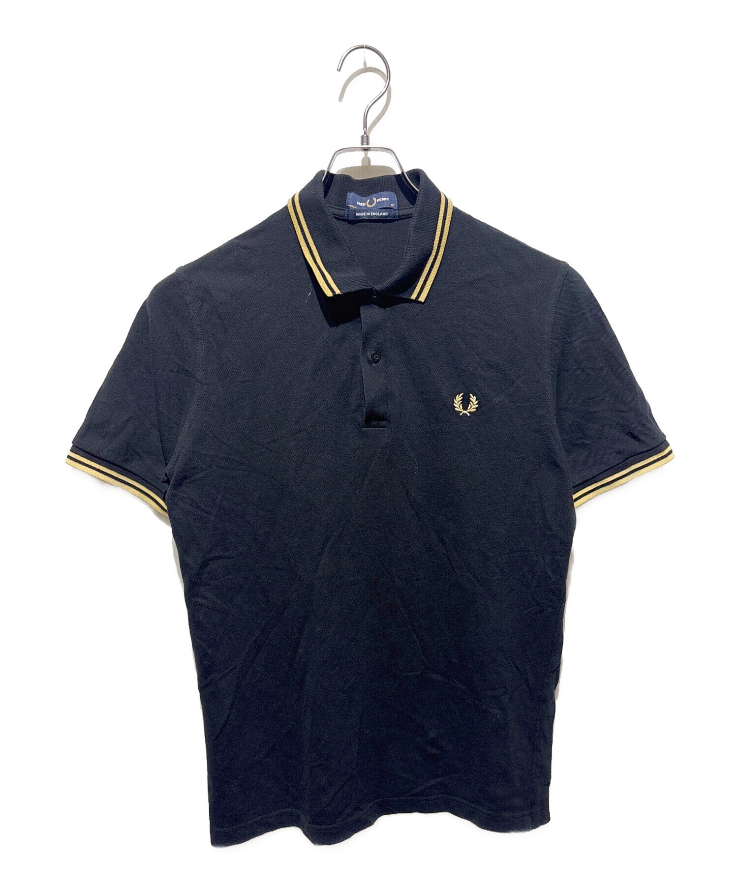 中古・古着通販】FRED PERRY (フレッドペリー) ポロシャツ ブラック
