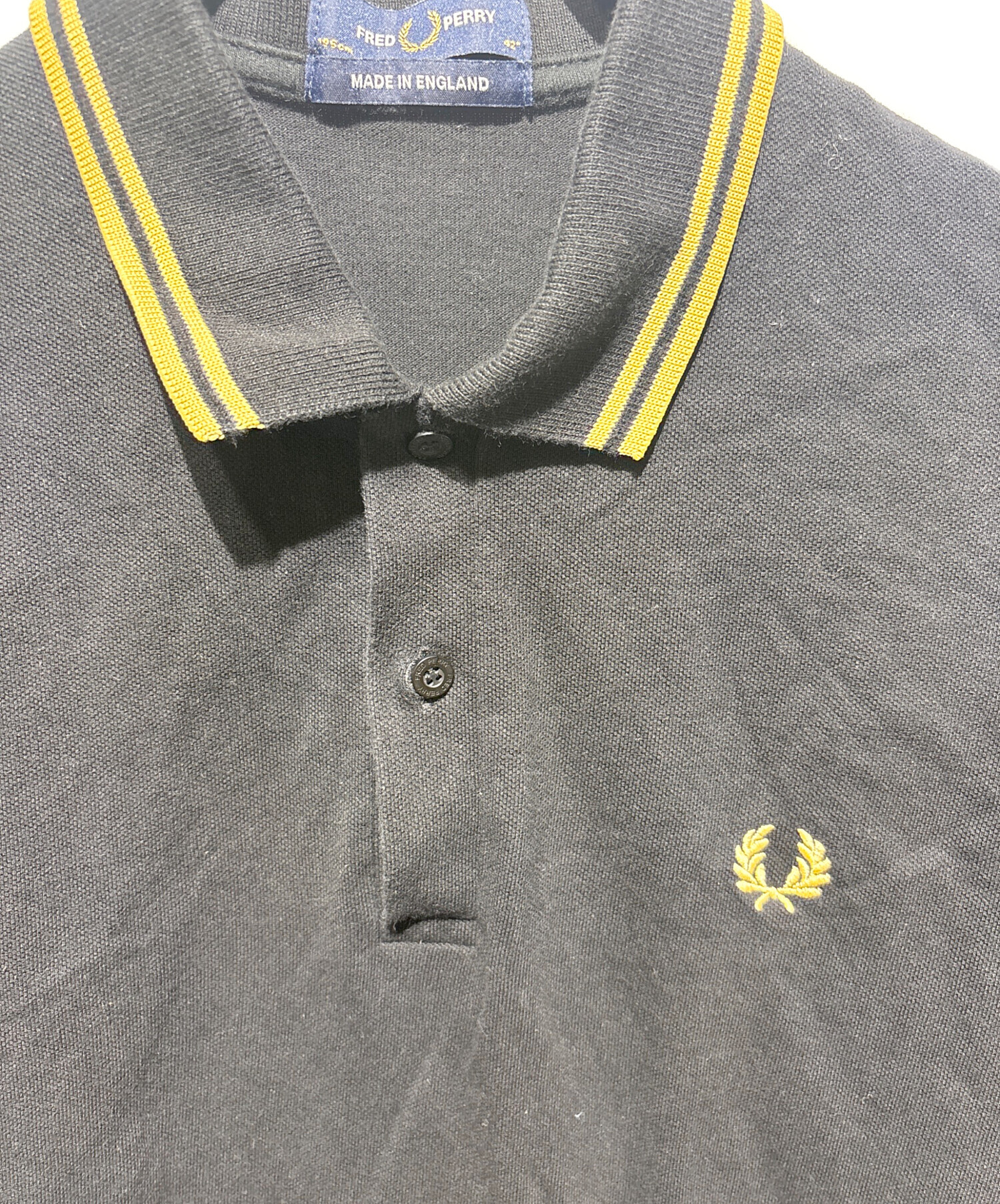 中古・古着通販】FRED PERRY (フレッドペリー) ポロシャツ ブラック