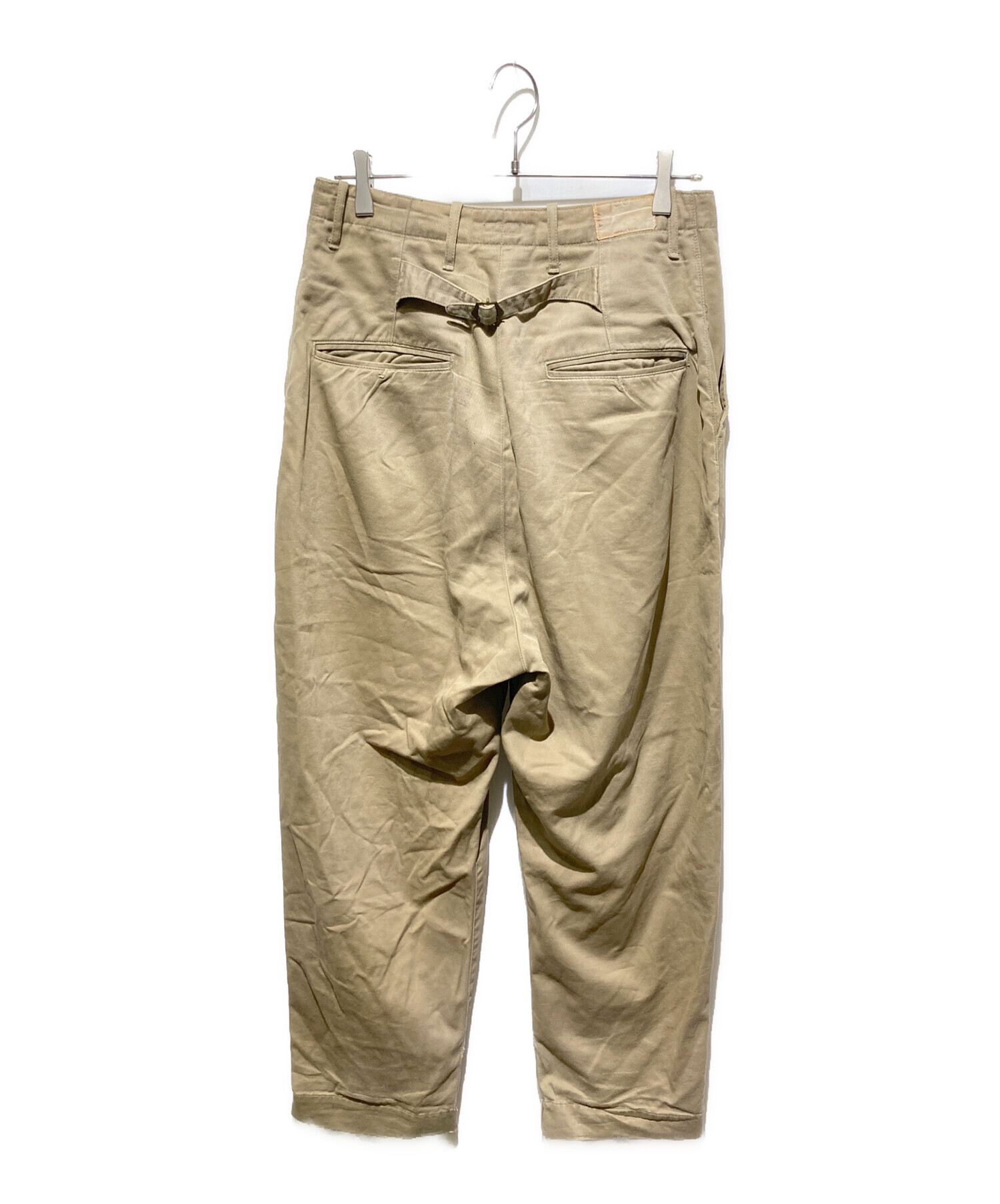 中古・古着通販】KAPITAL (キャピタル) タックパンツ ベージュ サイズ
