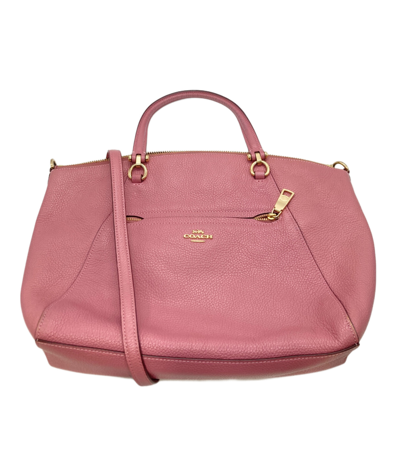 中古・古着通販】COACH (コーチ) 2WAYバッグ ピンク｜ブランド・古着