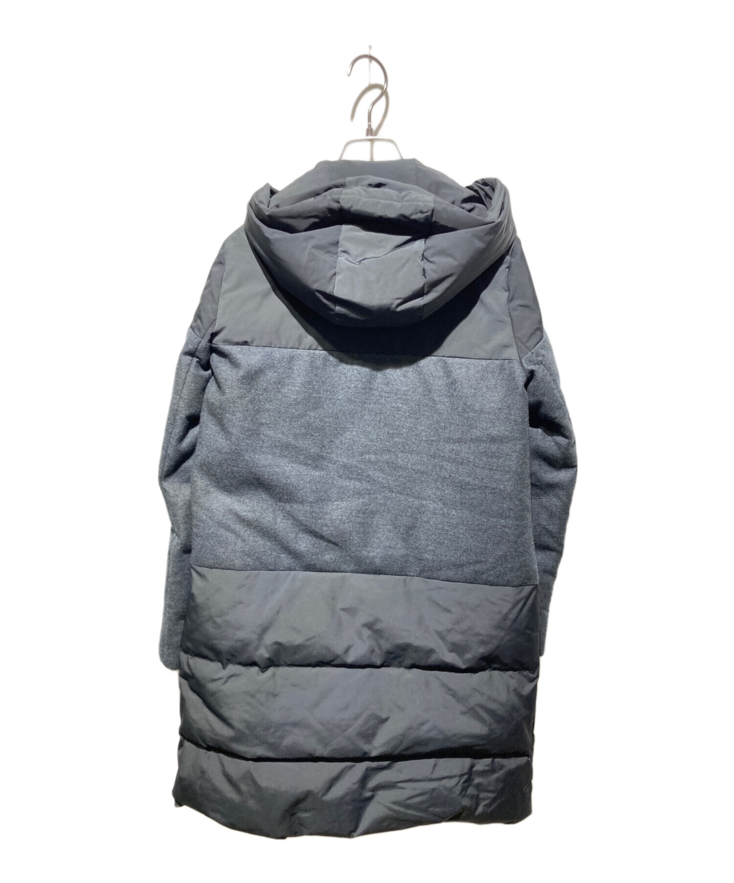 中古・古着通販】theory (セオリー) フーデッドダウンコート グレー