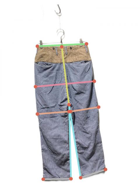中古・古着通販】KAPITAL (キャピタル) ヒッコリーストライプパンツ