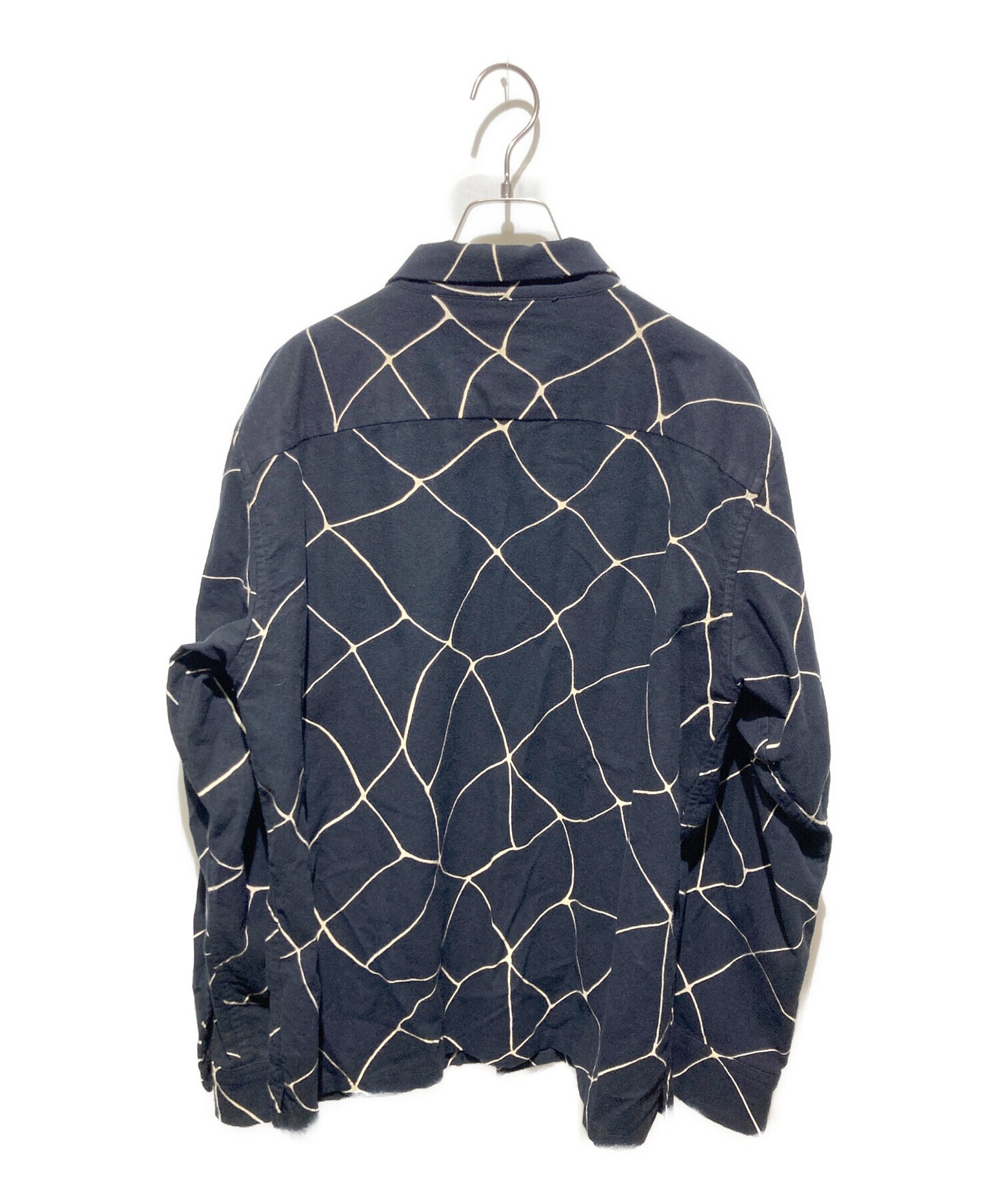 中古・古着通販】RATS (ラッツ) SPIDERWEB PRINT FLANNEL SHIRT