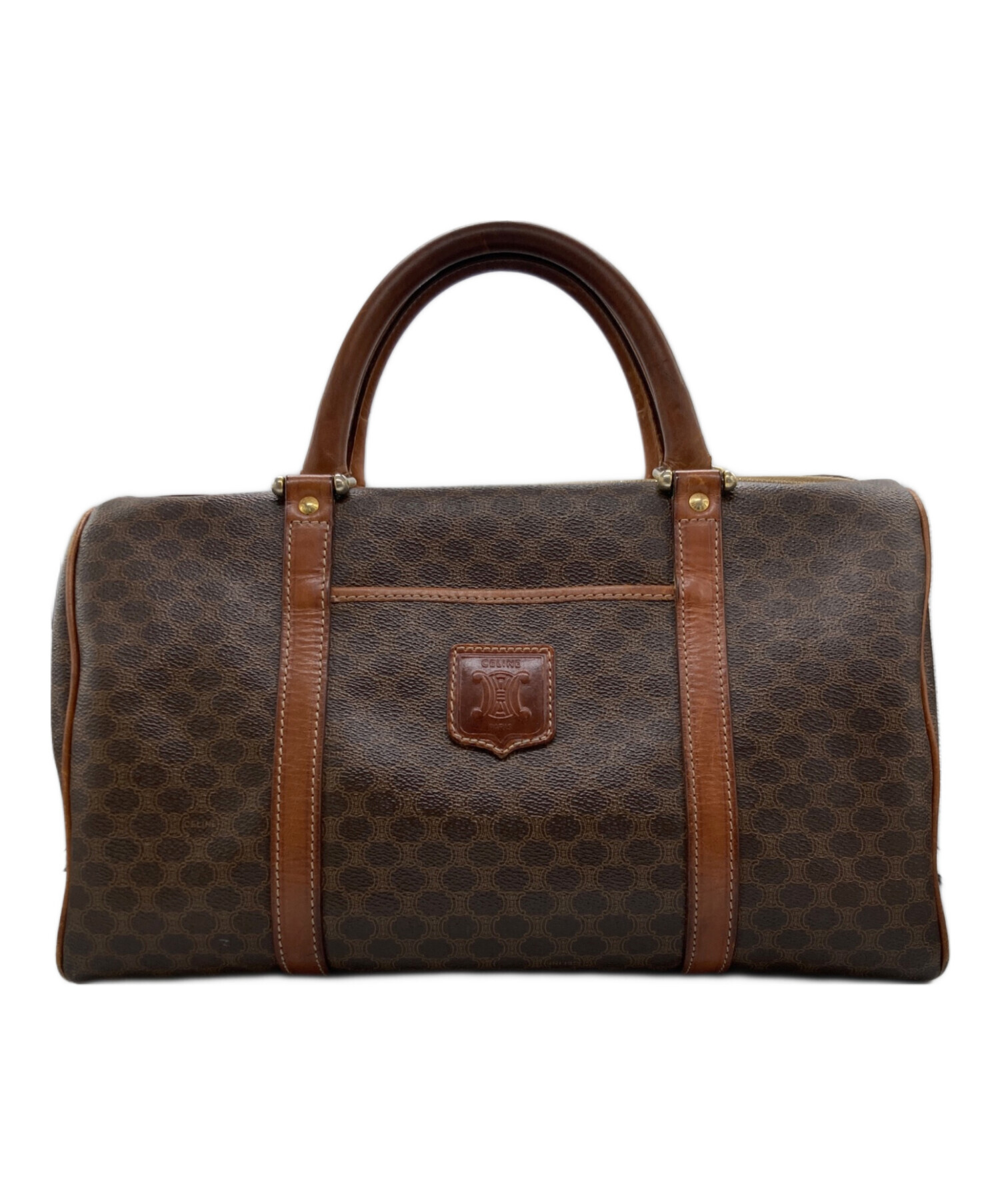 中古・古着通販】CELINE (セリーヌ) マカダム柄ミニボストンバッグ