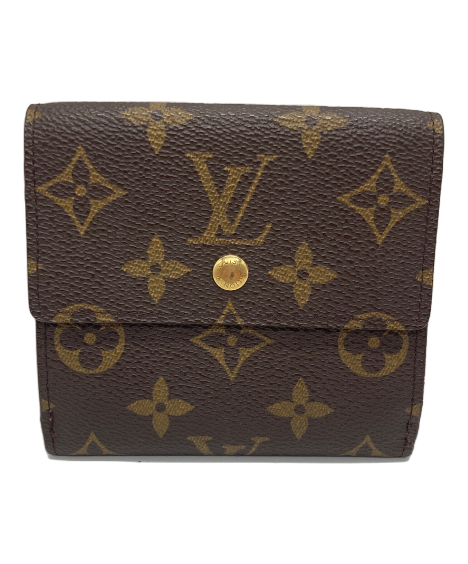 【中古品】ルイ・ヴィトン 三つ折り財布 ブラウン　LOUISVUITTON 正規 中古・古着通販】LOUIS VUITTON (ルイ ヴィトン) 3つ折り財布 ブラウン