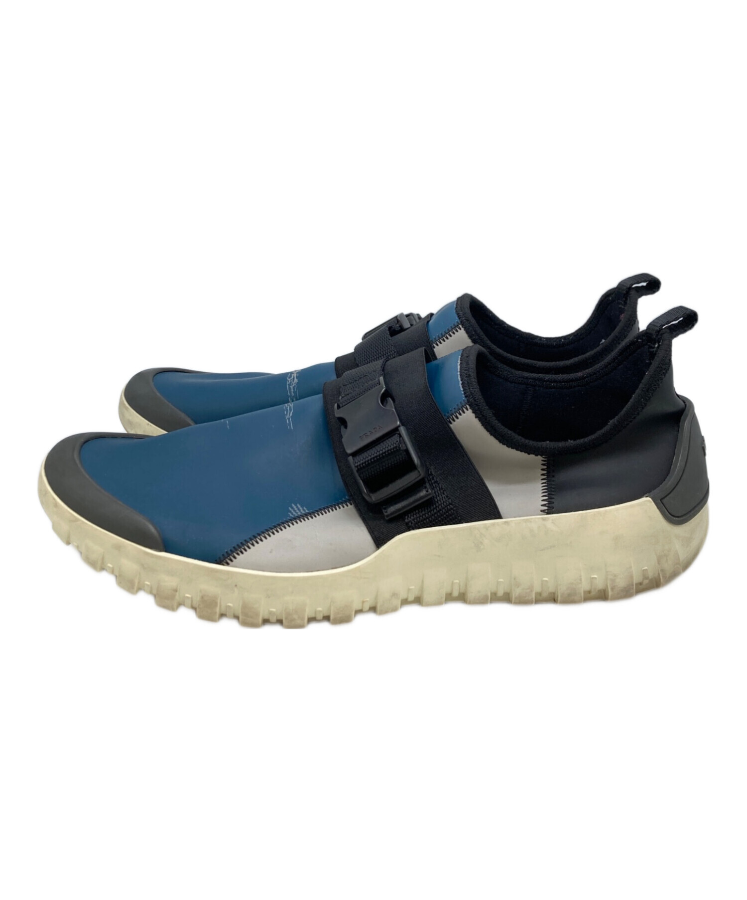 中古・古着通販】PRADA (プラダ) Rubber Slip-ons/バックルスニーカー