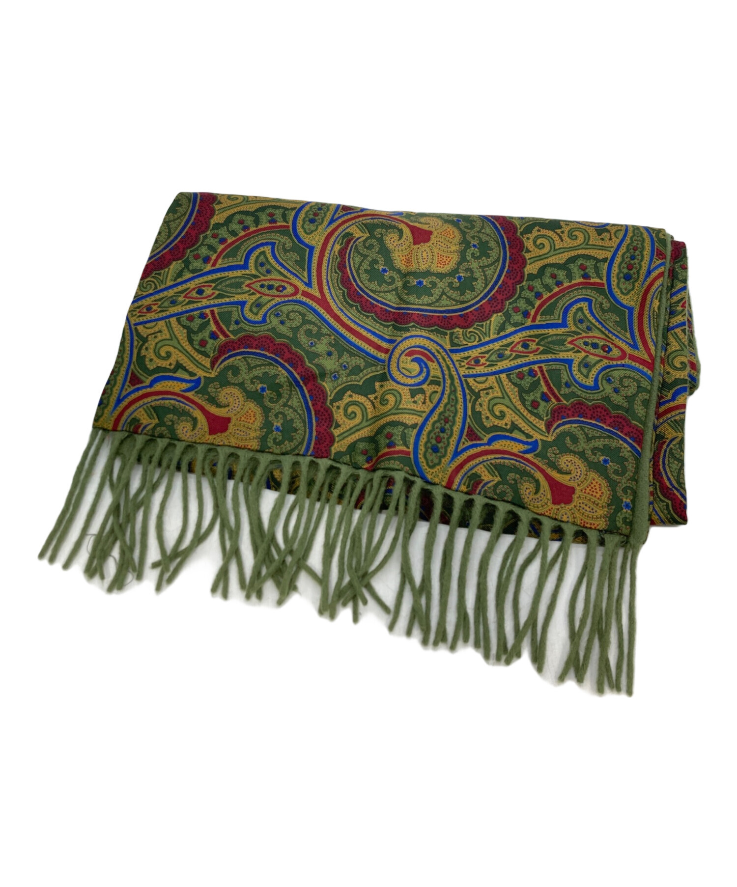 中古・古着通販】ETRO (エトロ) 総柄リバーシブルカシミヤマフラー