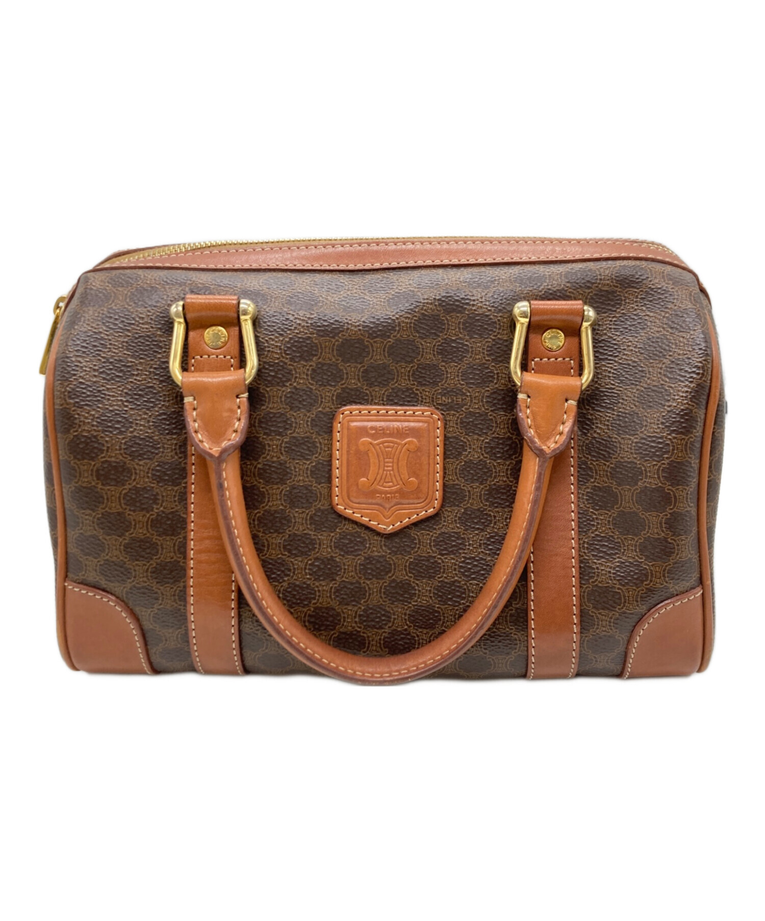 中古・古着通販】CELINE (セリーヌ) マカダム柄ミミニボストンバッグ