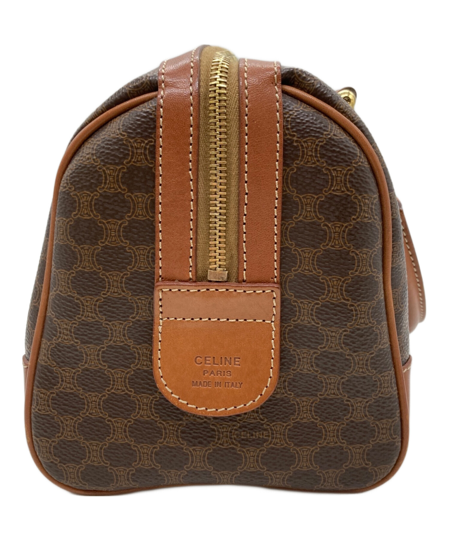 中古・古着通販】CELINE (セリーヌ) マカダム柄ミミニボストンバッグ