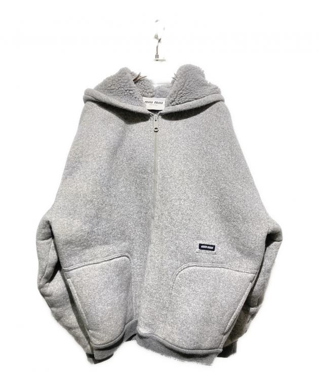中古・古着通販】MIU MIU (ミュウミュウ) ウールフリース ジップ
