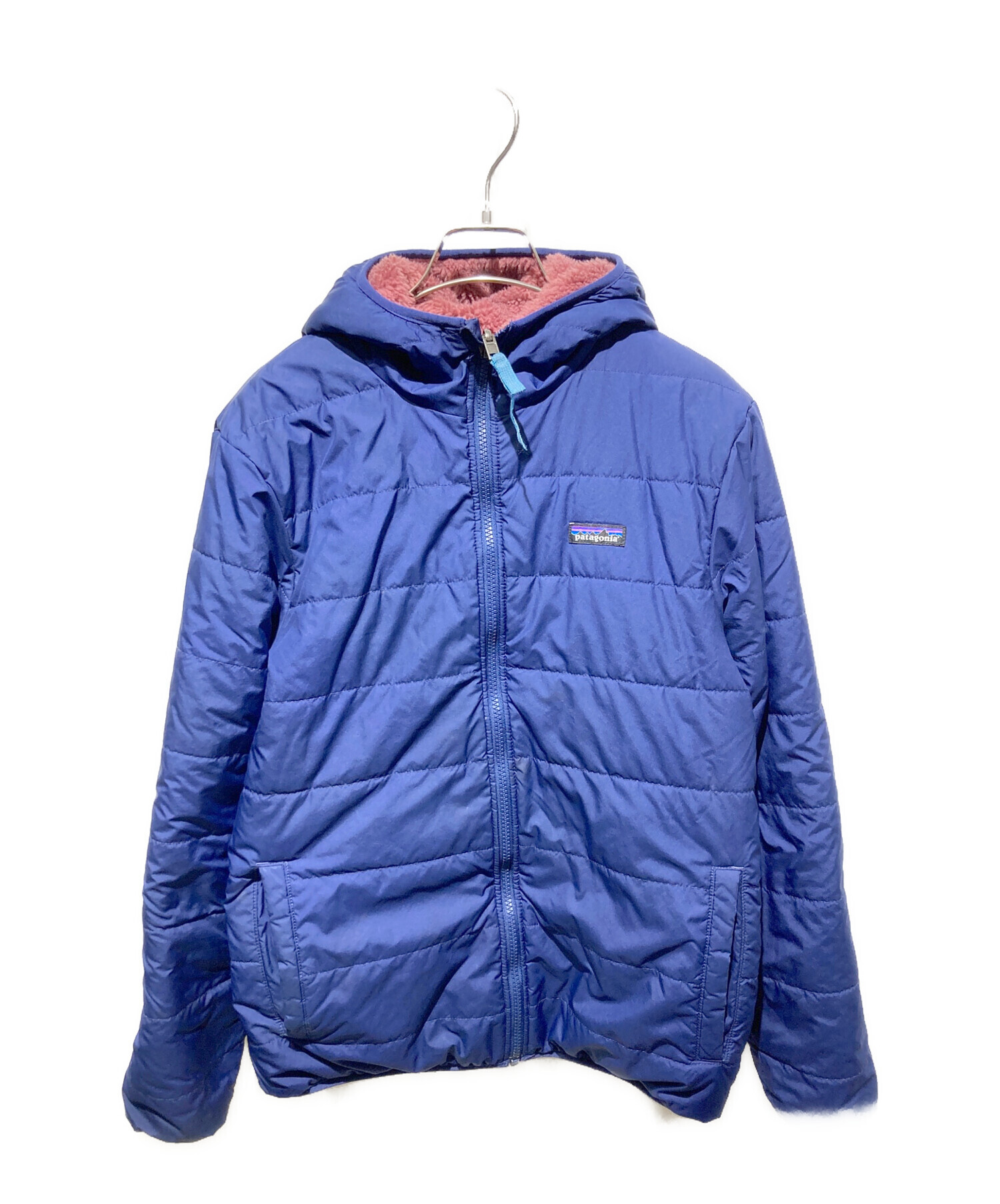 Patagonia 青 フード付きジャケット 中古・古着通販】Patagonia (パタゴニア) フーデッドフリース