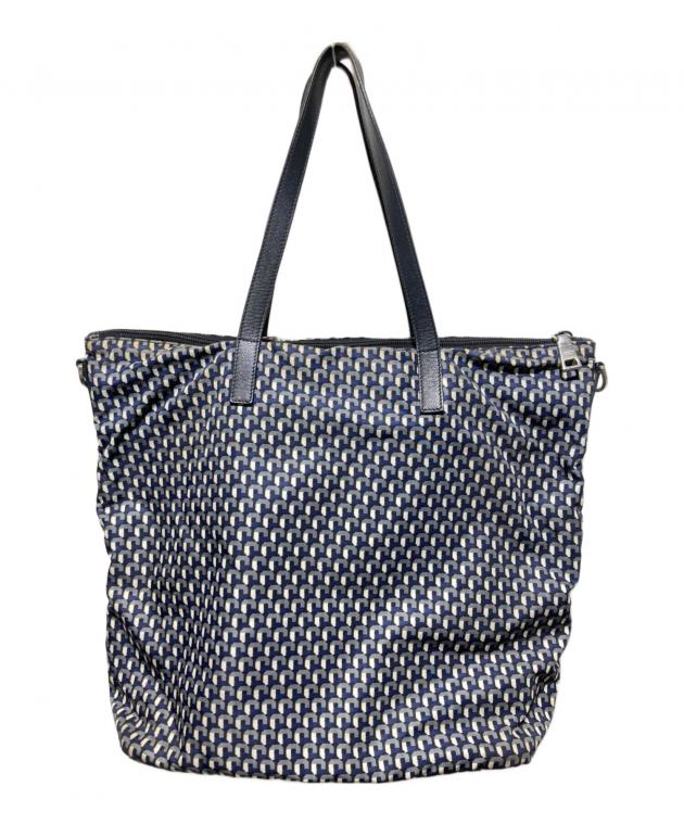中古・古着通販】PRADA (プラダ) トートバッグ ネイビー｜ブランド