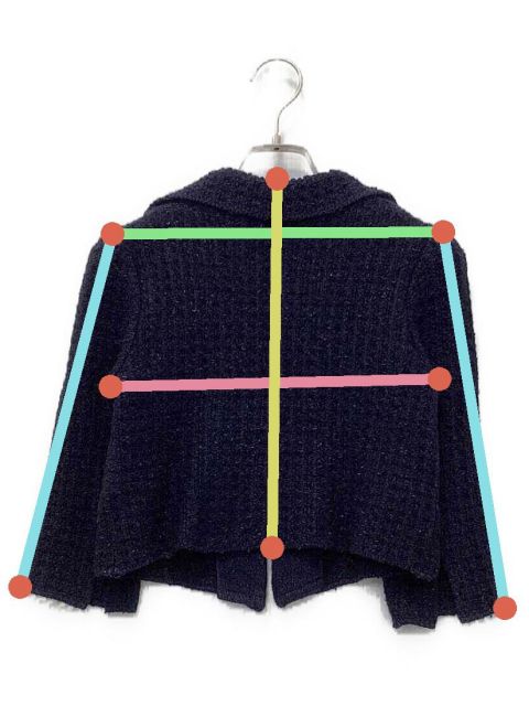 中古・古着通販】FOXEY (フォクシー) ジャケット ネイビー