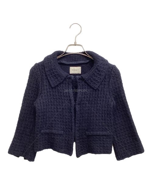 中古・古着通販】FOXEY (フォクシー) ジャケット ネイビー