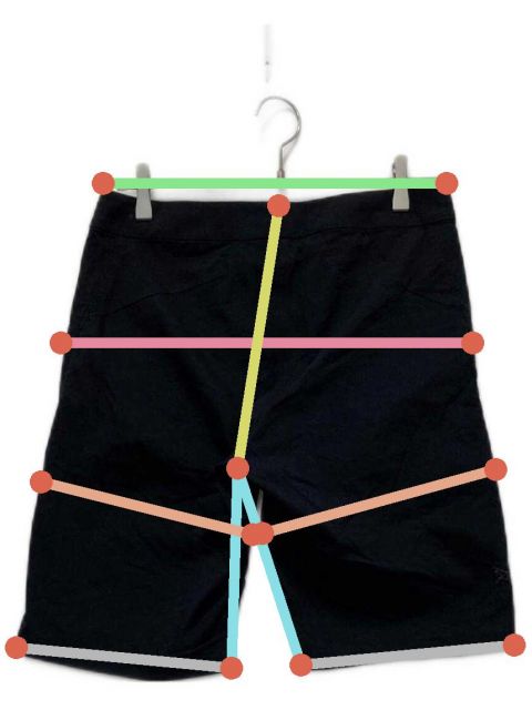 中古・古着通販】ARC'TERYX (アークテリクス) KONSEAL SHORT ブラック