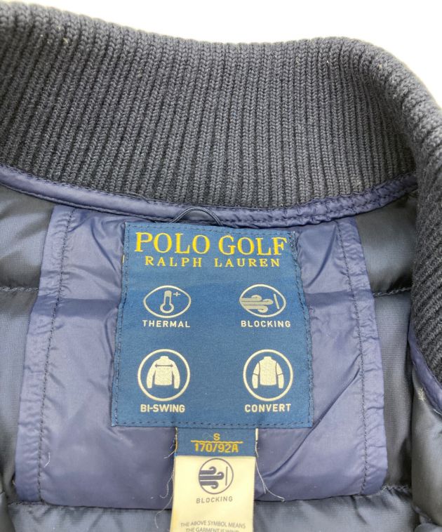 中古・古着通販】POLO GOLF (ポロ ゴルフ) ダウンジャケット ネイビー