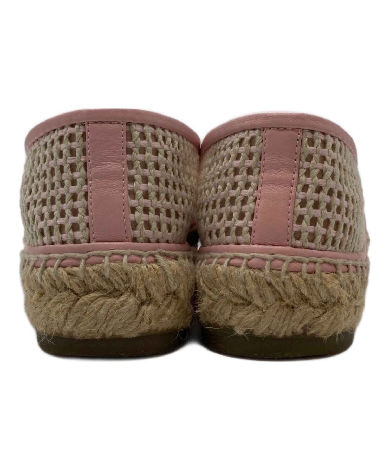 中古・古着通販】CHANEL (シャネル) エスパドリーユ ピンク サイズ:36