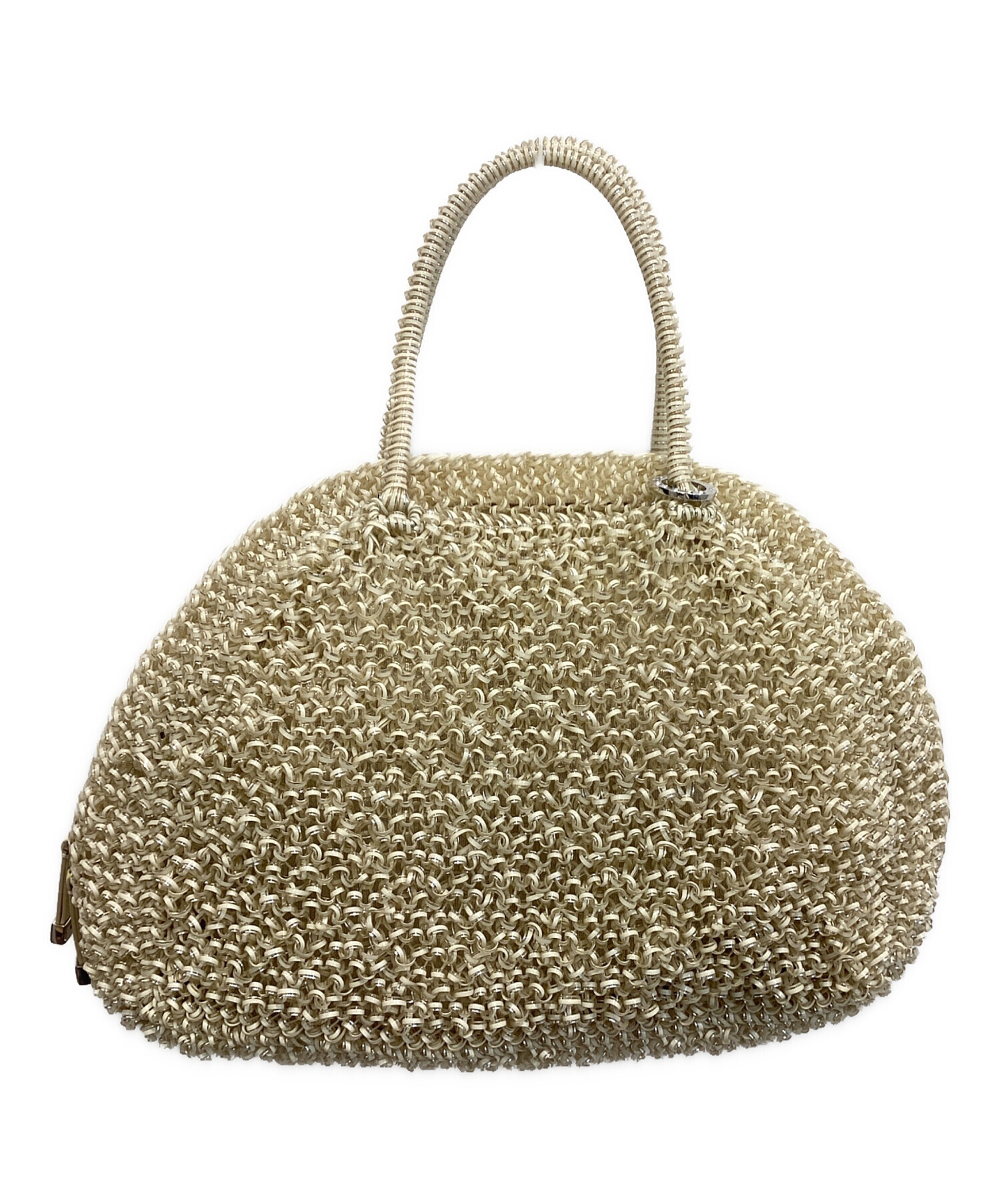 アンテプリマ 2way カルツォーネ ワイヤーバッグ ショルダー紐、保存袋付き