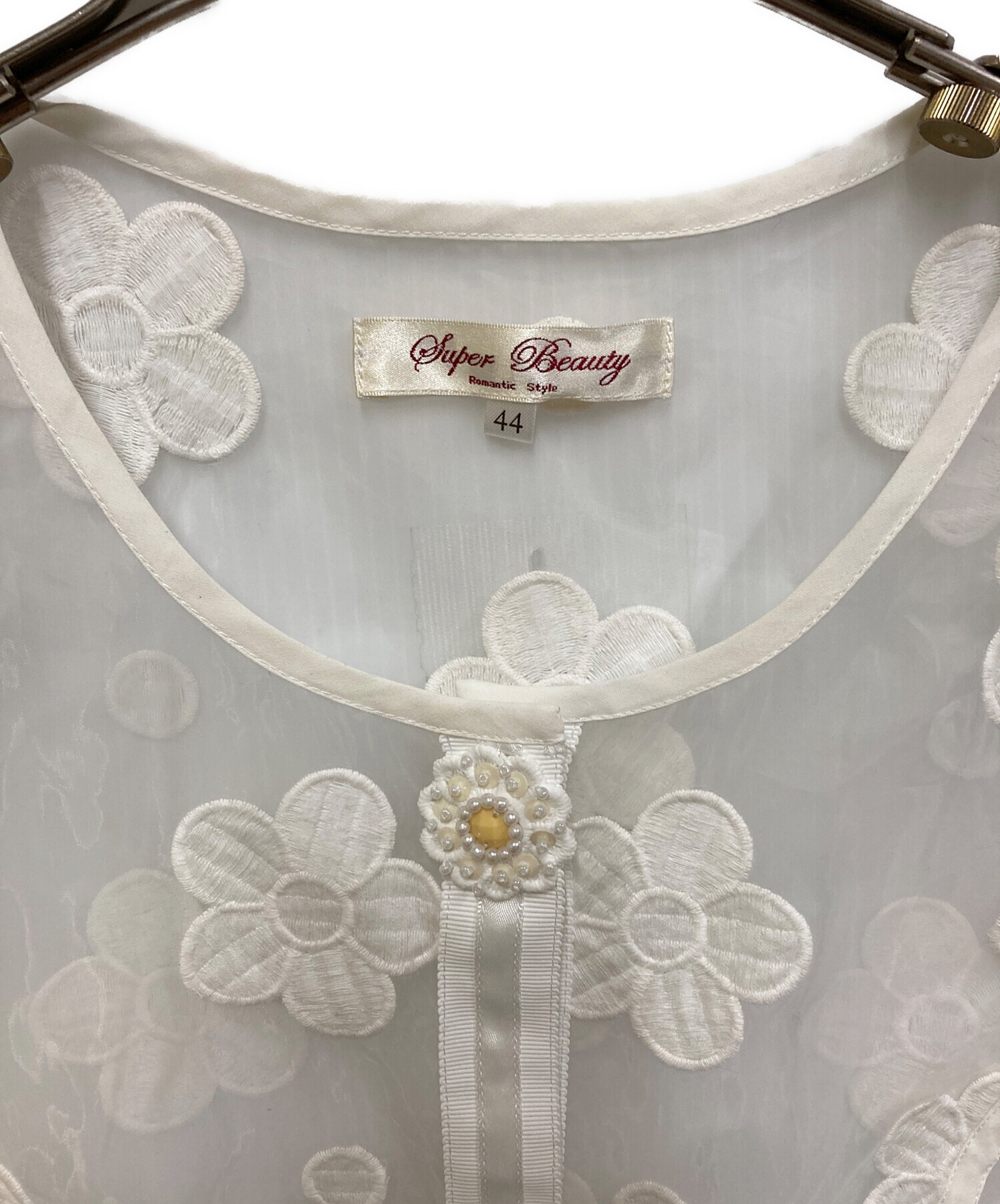 中古・古着通販】Super Beauty (スーパービューティ) 刺繍コート 中古・古着通販】Super Beauty (スーパービューティ) 刺繍コート