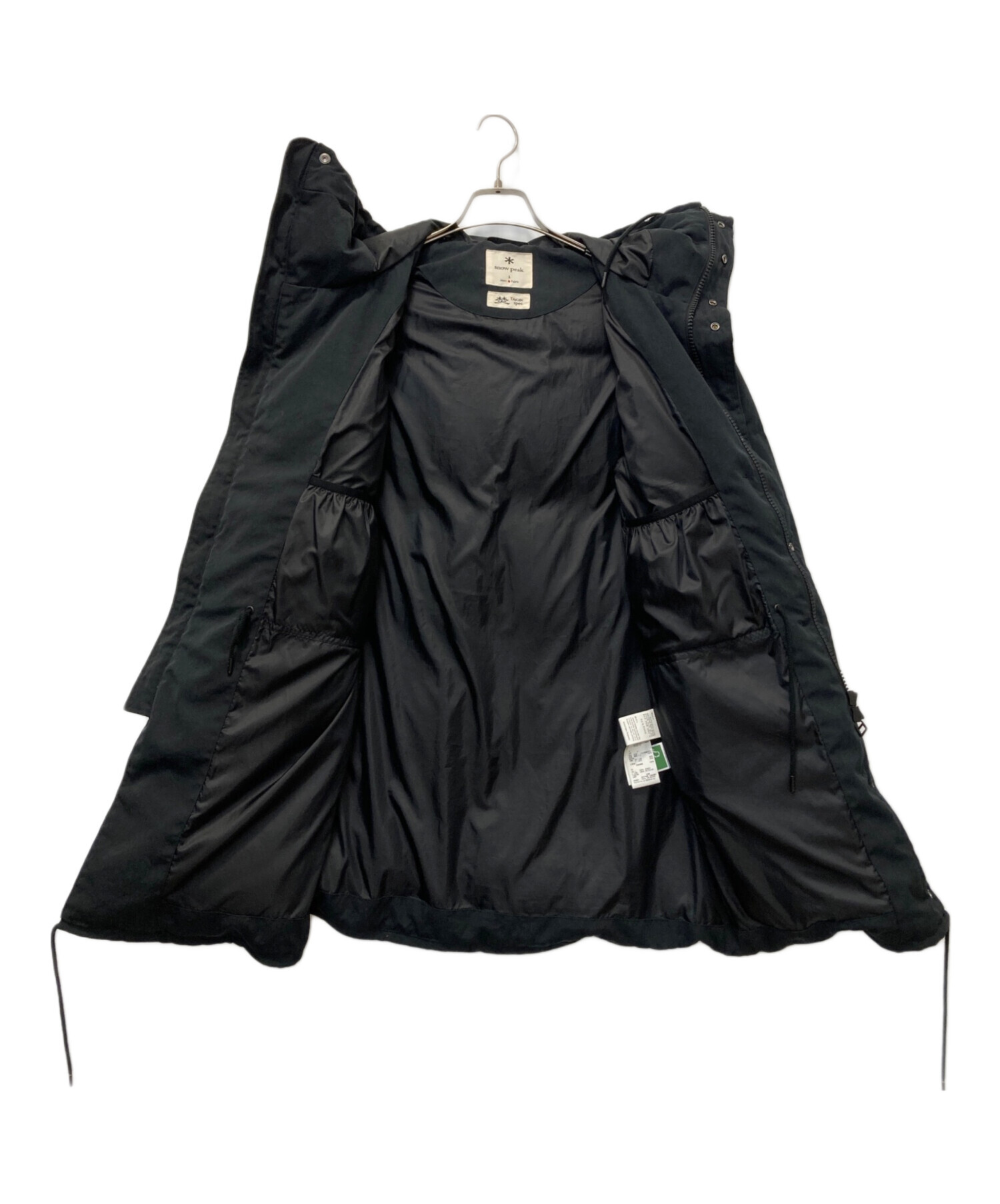 中古・古着通販】Snow peak (スノーピーク) TAKIBI Down Coat ブラック