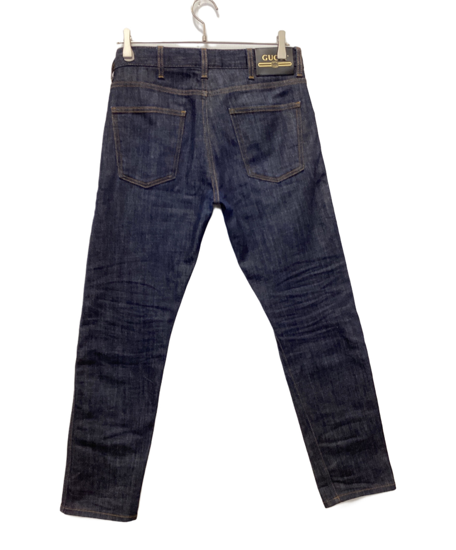 中古・古着通販】GUCCI (グッチ) ストレートデニムパンツ インディゴ