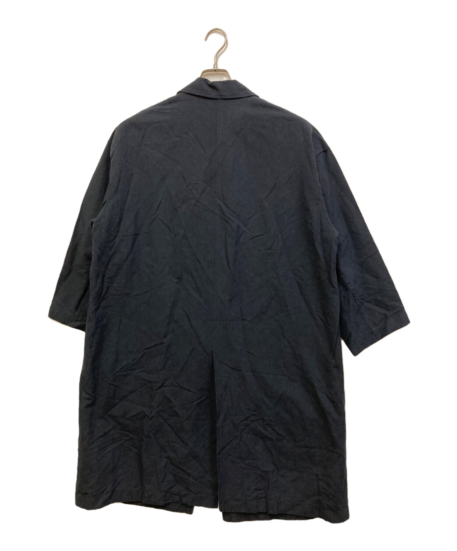 美品 フレームワーク 綿麻ポプリン コート グレー フリー 2023 完売 美品 フレームワーク 綿麻ポプリン コート グレー フリー 2023 完売