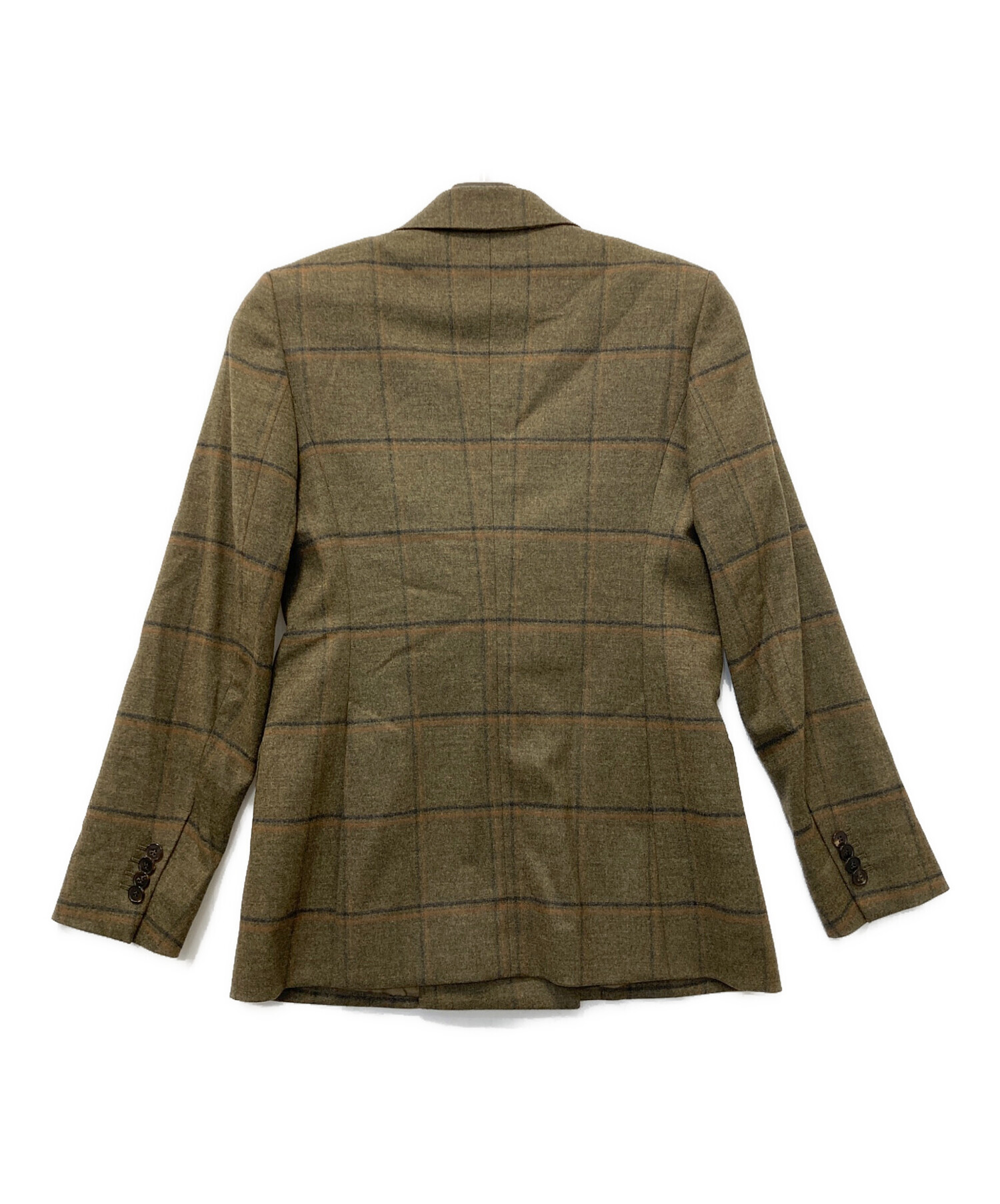 中古・古着通販】MaxMara (マックスマーラ) グレンチェックダブル 