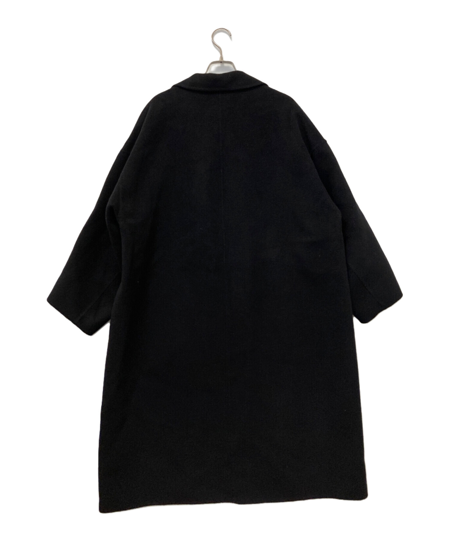 MUSE ミューズ ドゥーズィエムクラス リバー ノーカラー コート ウール MUSE ミューズドゥーズィエムクラス ウールアンゴラリバーコート