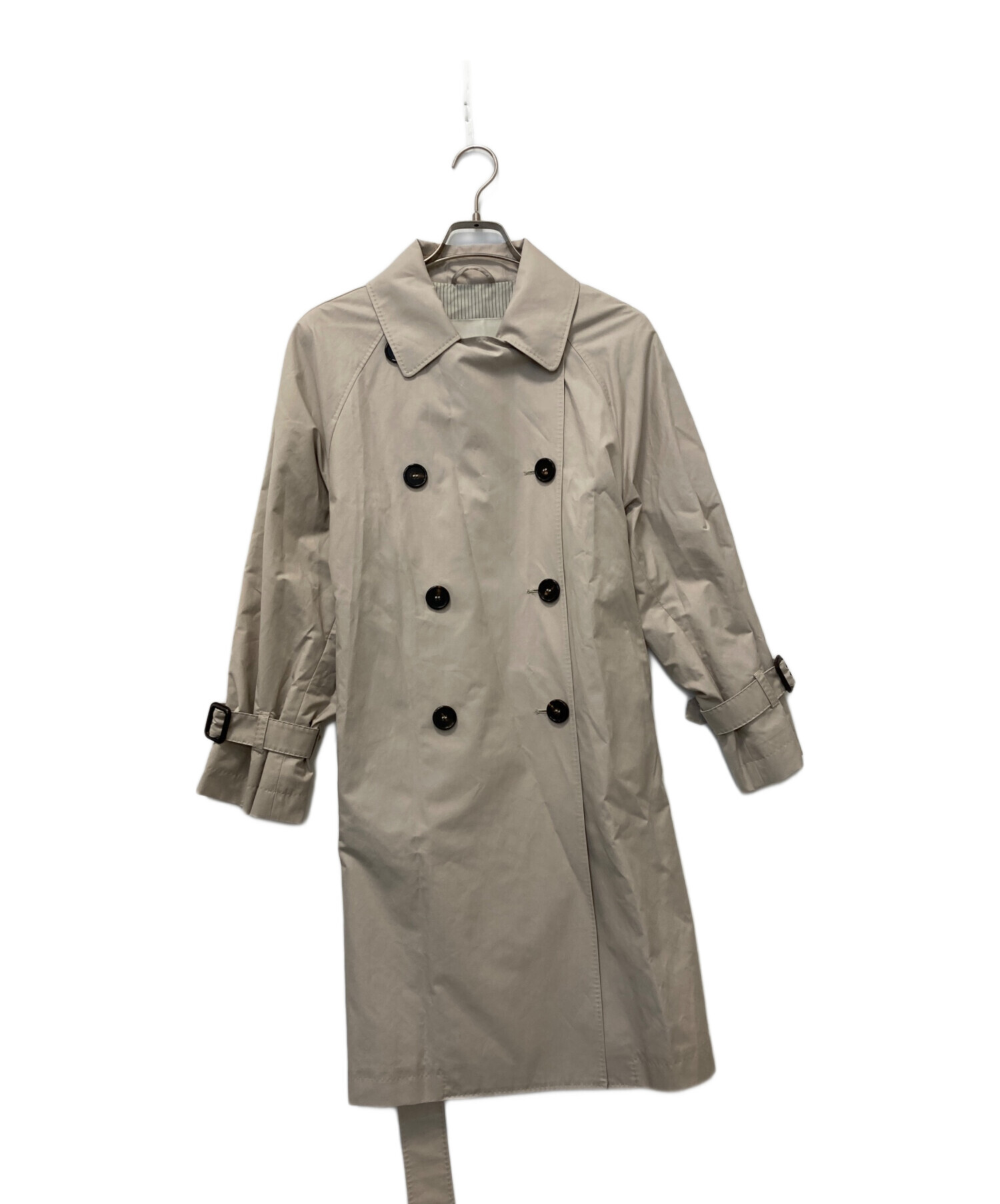 MaxMara ベージュ トレンチコート 中古・古着通販】MaxMara MaxMara ベージュ トレンチコート 中古・古着通販】MaxMara