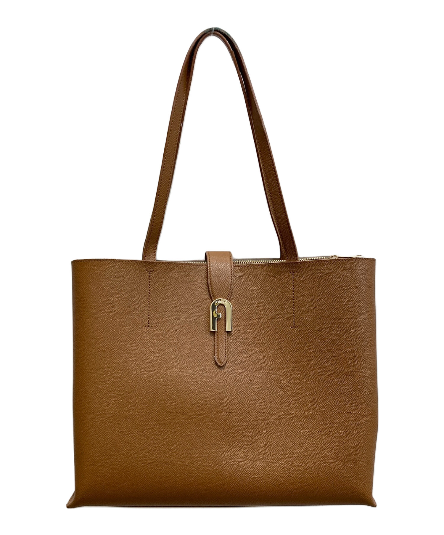 中古・古着通販】FURLA (フルラ) ソフィアトートバッグ ブラウン 