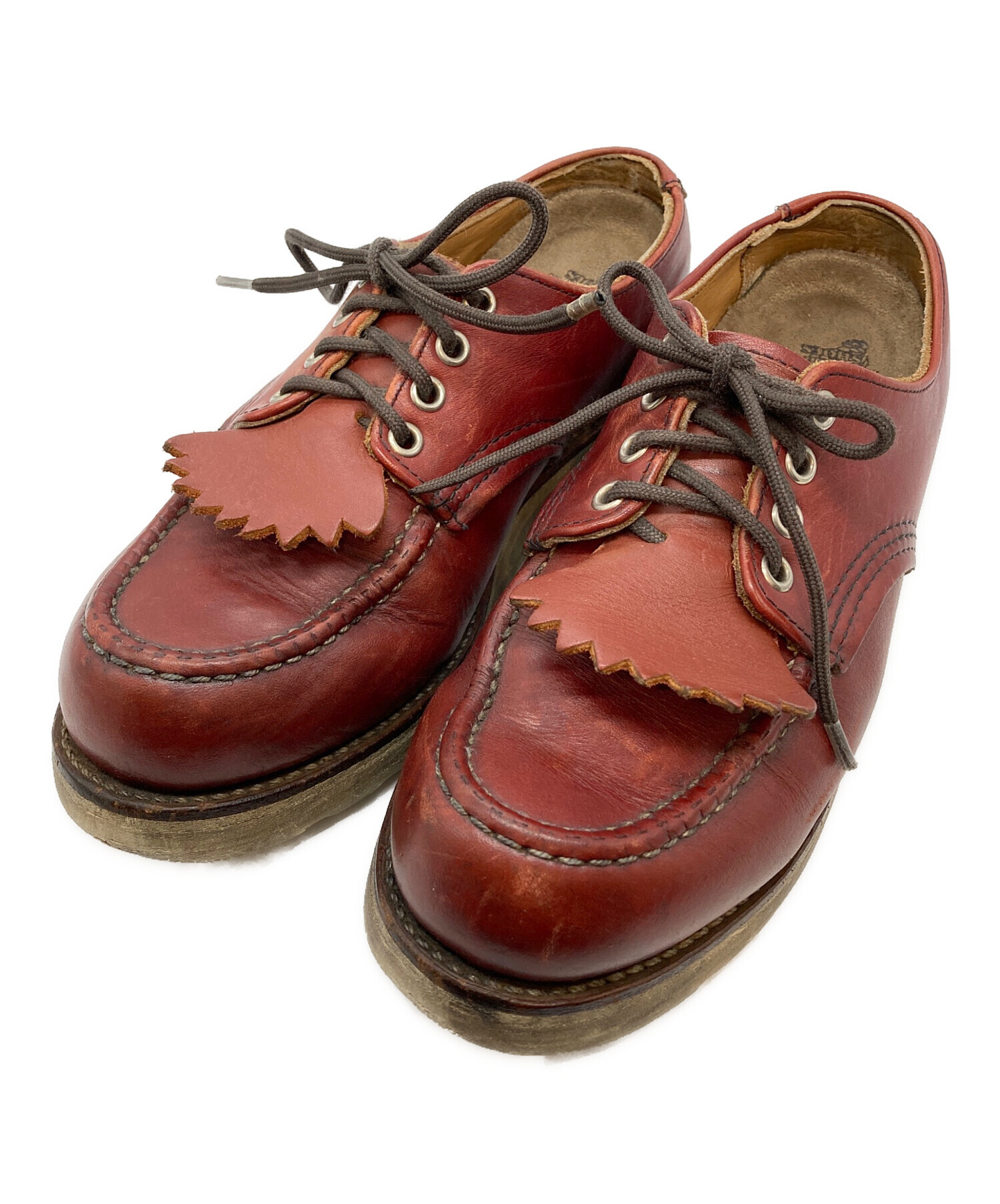 中古・古着通販】RED WING (レッドウィング) レザーブーツ レッド