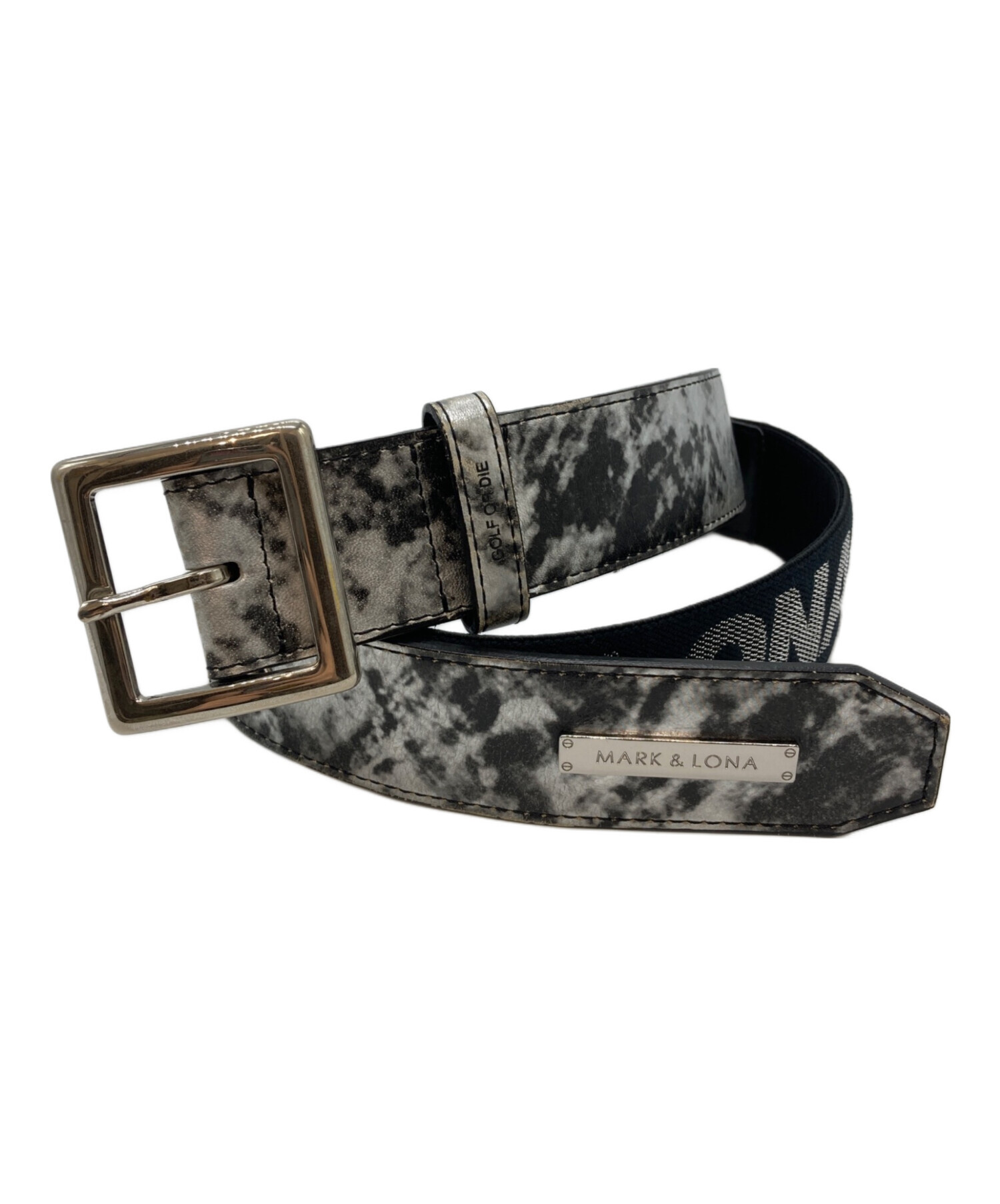 マークアンドロナ　メンズベルト 中古・古着通販】MARK&LONA (マークアンドロナ) ベルト ブラック