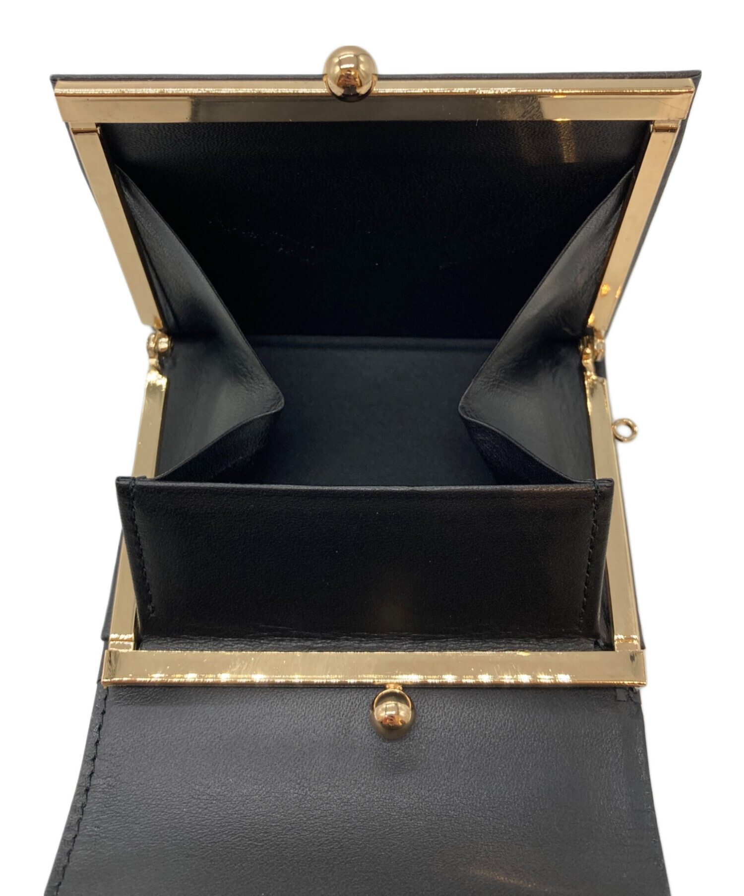 中古・古着通販】OMEGA (オメガ) 2つ折り財布 ブラック