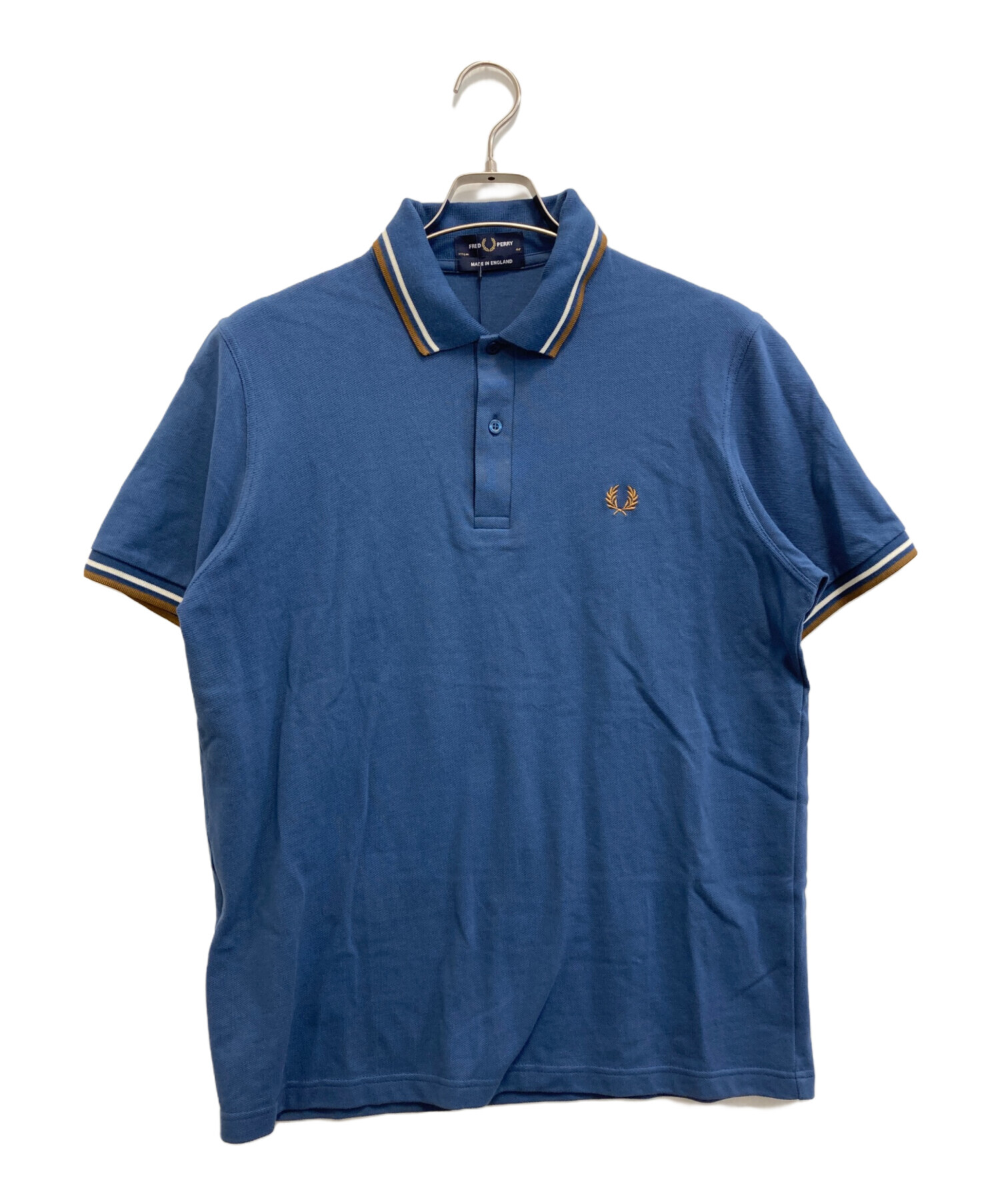 中古・古着通販】FRED PERRY (フレッドペリー) シャツ ブルー サイズ 