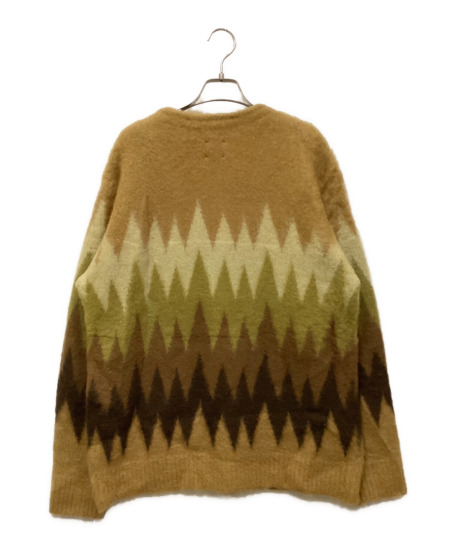 【美品】ニードルズ Needles Mohair Cardigan Zigzag Needles Mohair Cardigan Zigzag Taupe