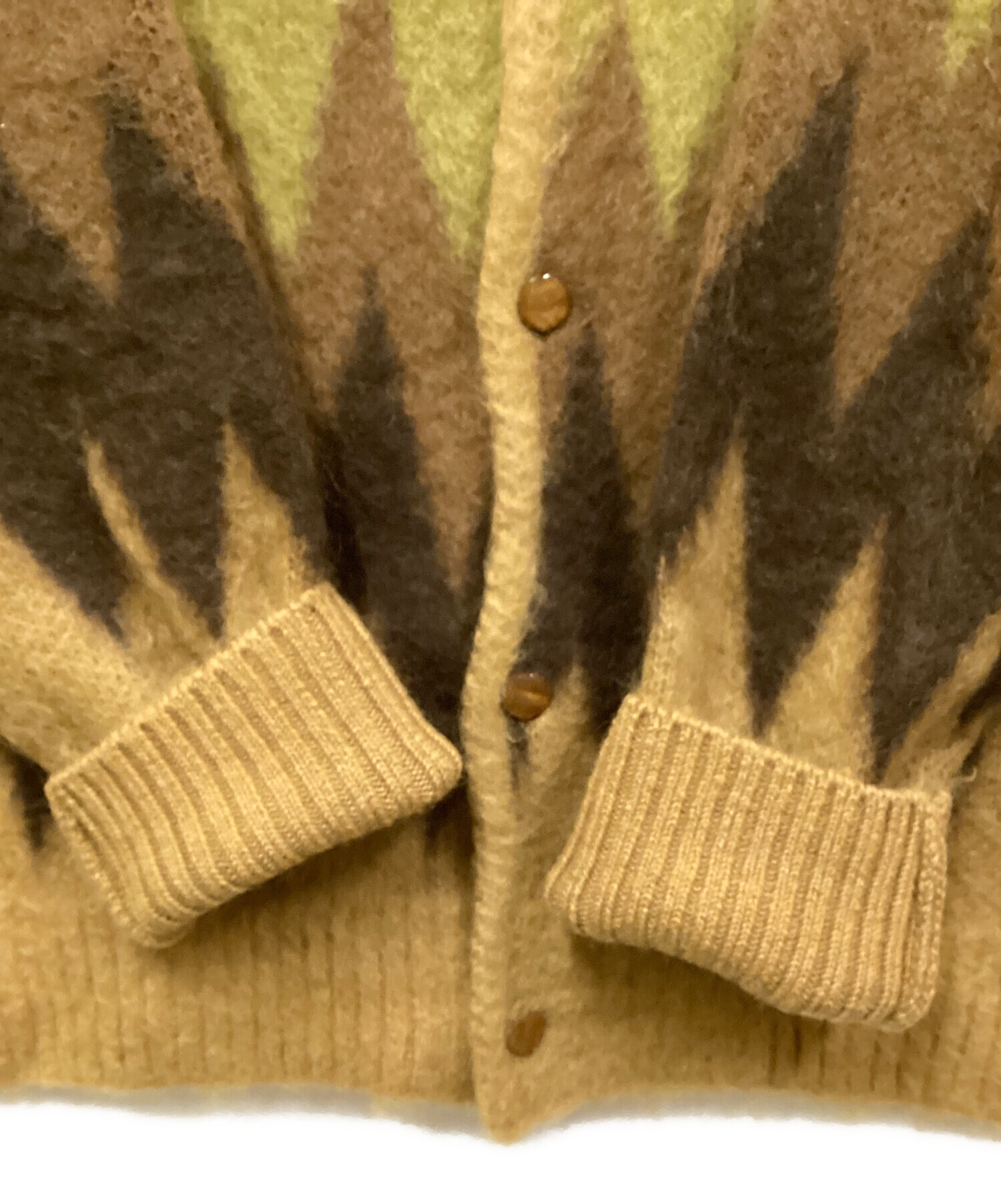 中古・古着通販】Needles (ニードルズ) Mohair Cardigan - Zigzag