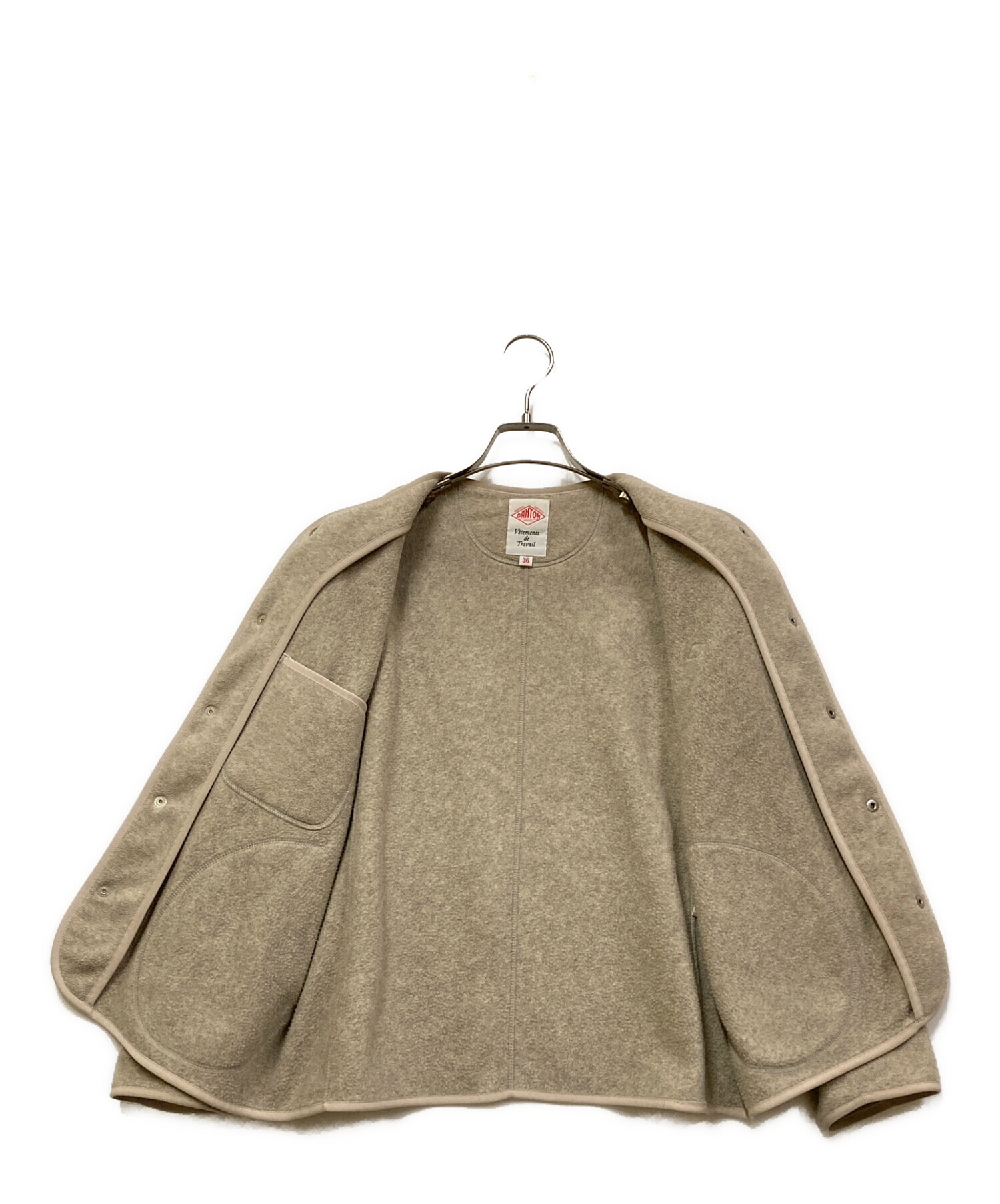 中古・古着通販】DANTON (ダントン) ノーカラーフリース