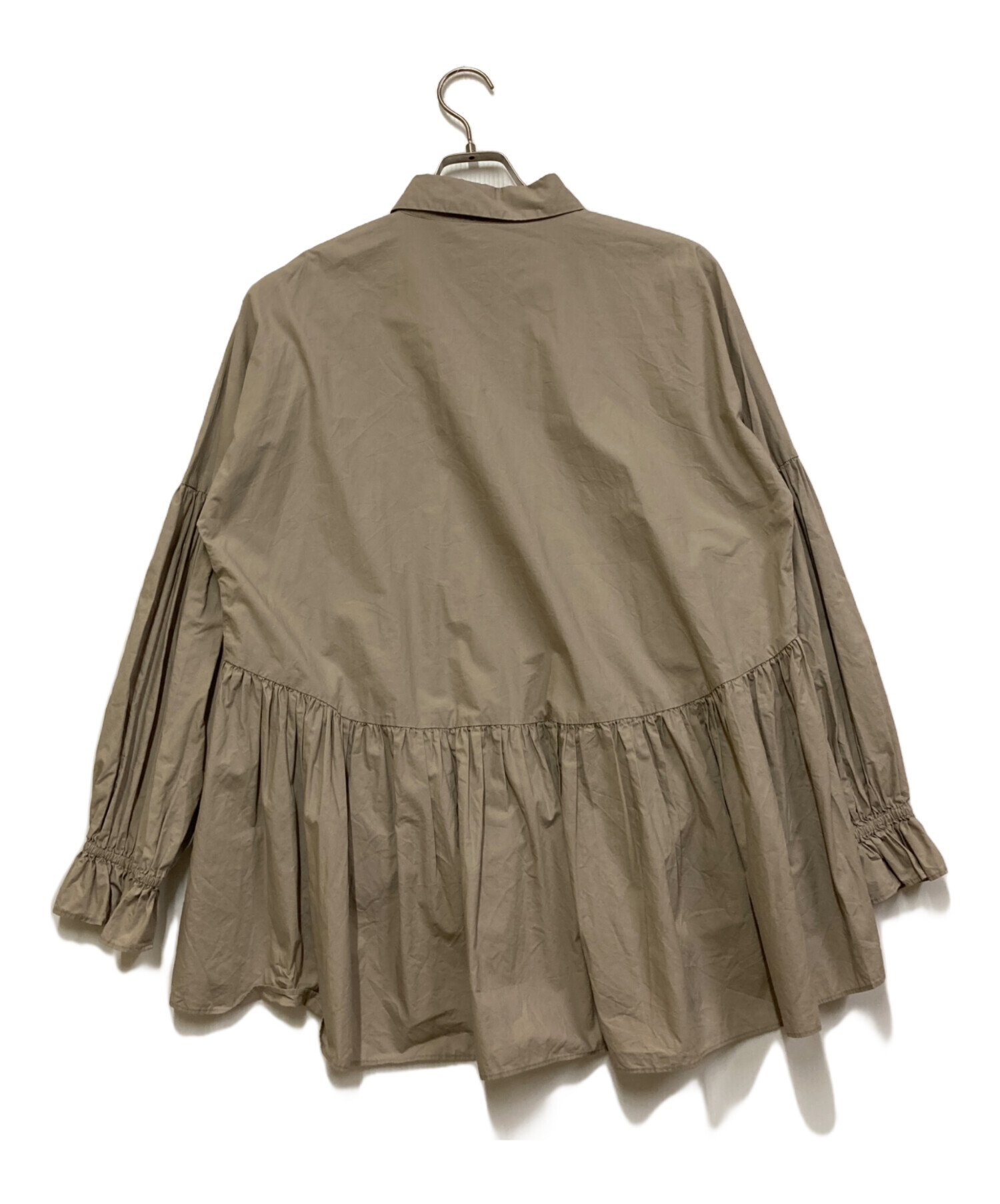 中古・古着通販】Mila Owen (ミラオーウェン) シャツ衿ギャザー 