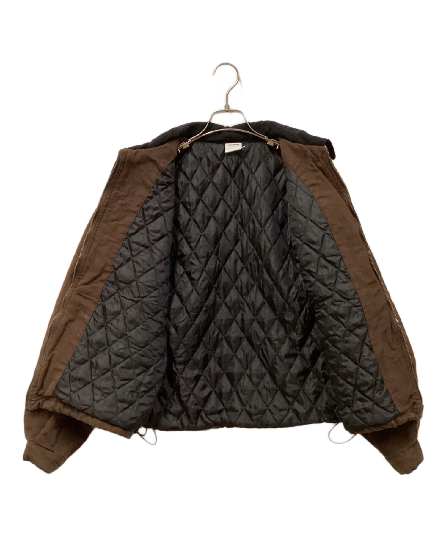 稲*音様 5122ヴィンテージ キャメル レザー切替ダックジャケット XL 稲*音様 5122ヴィンテージ キャメル レザー切替ダックジャケット XL 稲