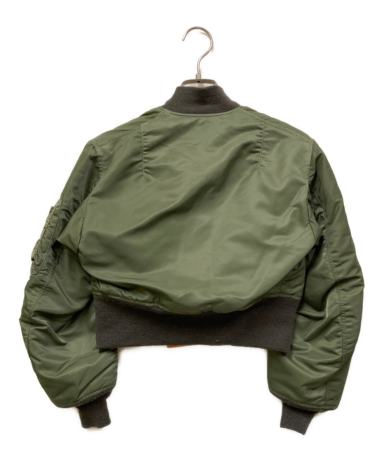 中古・古着通販 Buzz Rickson s バズリクソンズ BEAMS BOY ビームスボーイ 60S復刻D型MA-1フライトジャケット オレンジ カーキ サイズ SIZE L ブランド・古着通販 トレファク公式 TREFAC FASHION スマホサイト